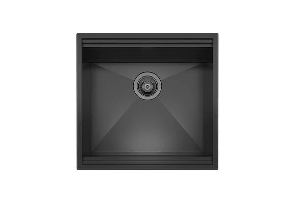 Sink Leonardo Black 20″ x 20" – U/M, Kitchen Sinks