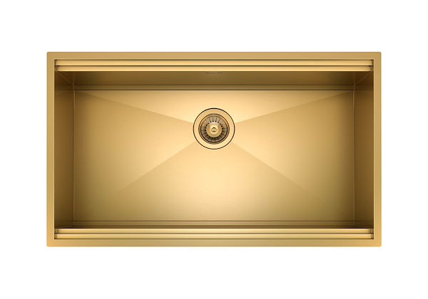 Sink Leonardo Gold 33″ x 20" – U/M, Kitchen Sinks
