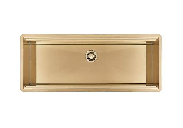 Sink Happy Hour Gold 49″ x 20" – U/M, Kitchen Sinks