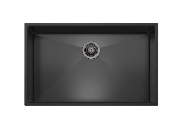Armored R12 Sink Black 32” x 20" – U/M, Kitchen Sinks