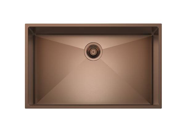 Armored R12 Sink Copper 32” x 20" – U/M, Kitchen Sinks