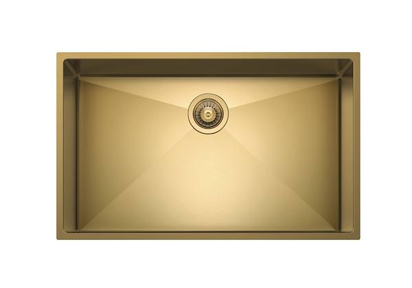 Armored R12 Sink Gold 32” x 20" – U/M, Kitchen Sinks