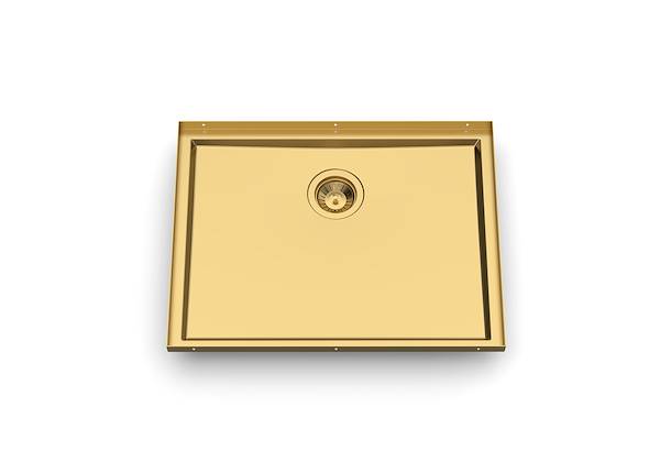 Sink Phantom Base Gold 24″ x 18" (20mm thk), Kitchen Sinks