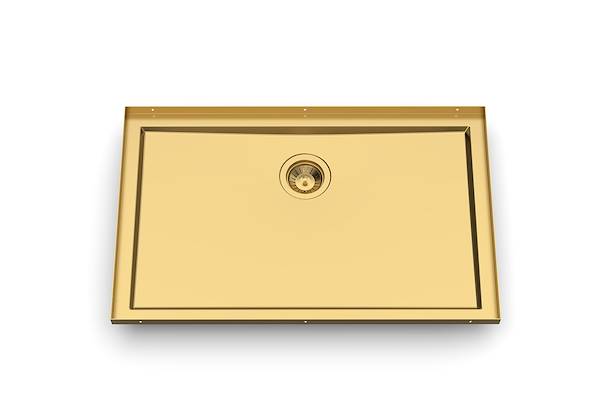 Sink Phantom Base Gold 30″ x 18" (30mm thk), Kitchen Sinks
