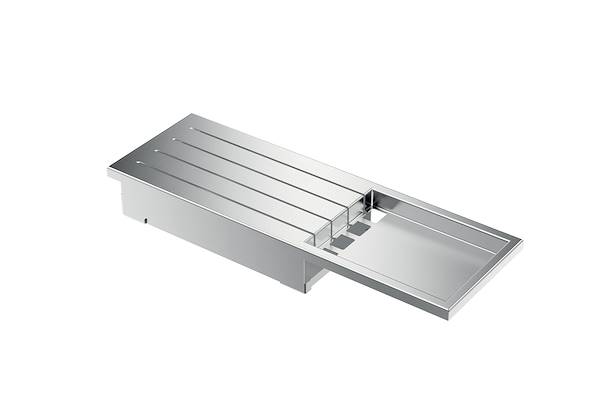 Stainless steel knife holder, Equipped troughs accessories