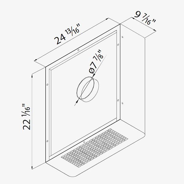 Motor for outdoor installation
