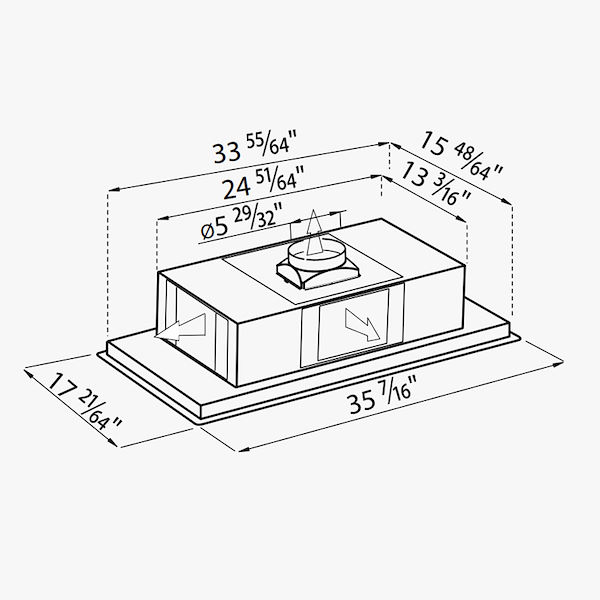 Mistral Hood 36” </br>