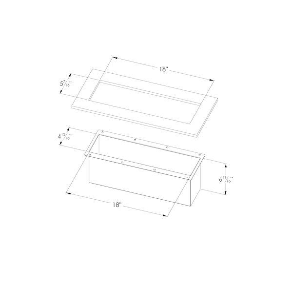 Equipped troughs 18 - U/M
