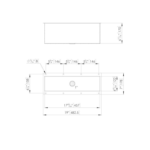 Equipped troughs 18 - U/M