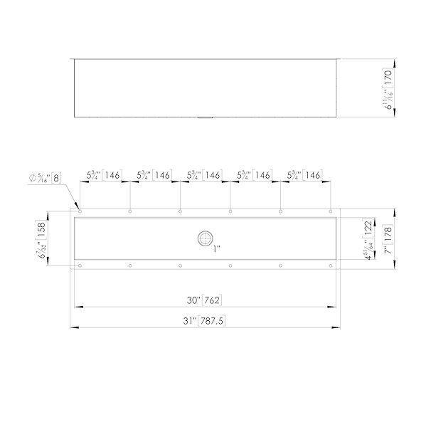 Equipped troughs 30 - U/M