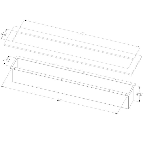 Equipped troughs 42 - U/M