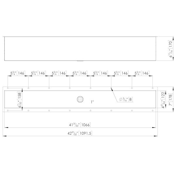 Equipped troughs 42 - U/M