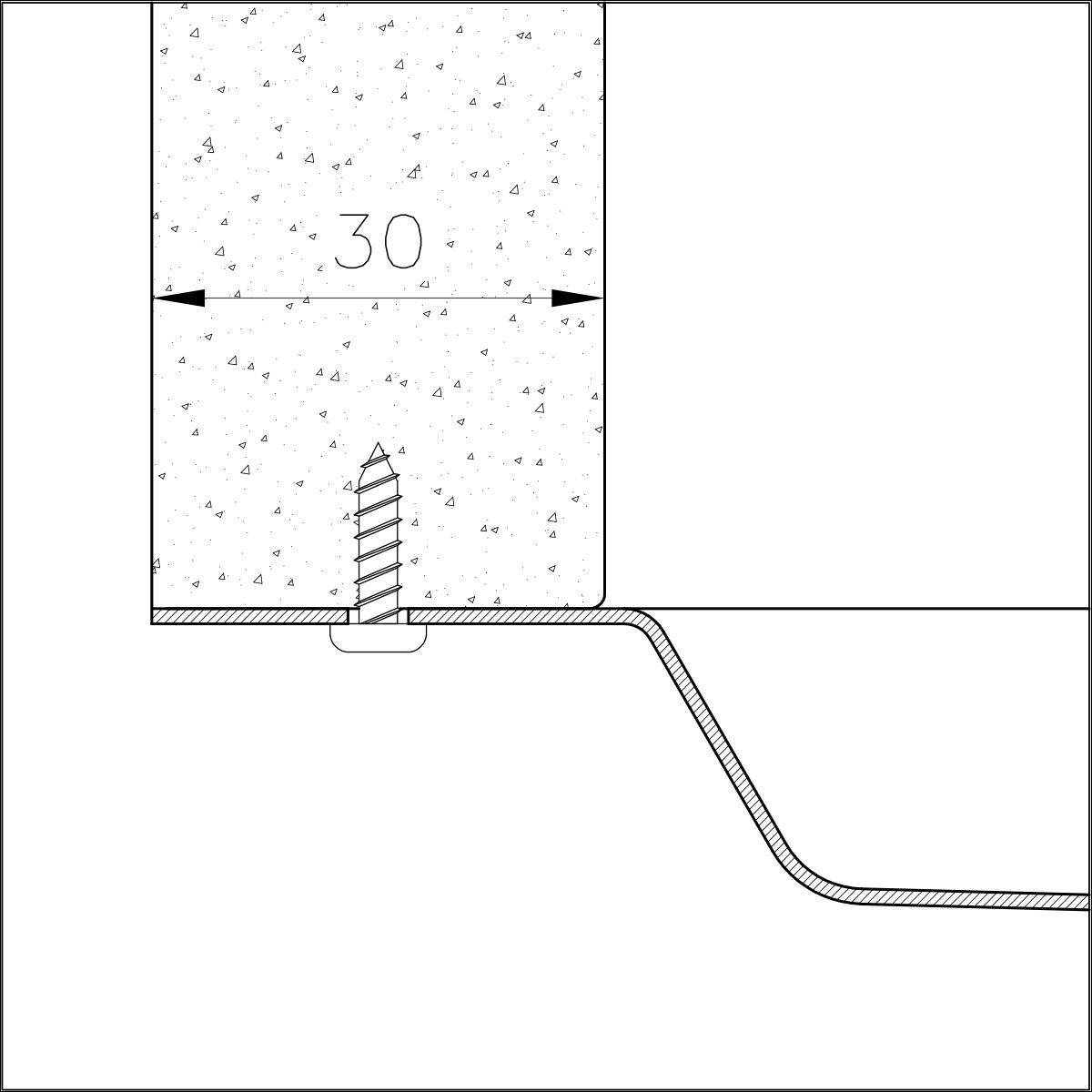Sink Phantom Base 32″ x 20 – U/M