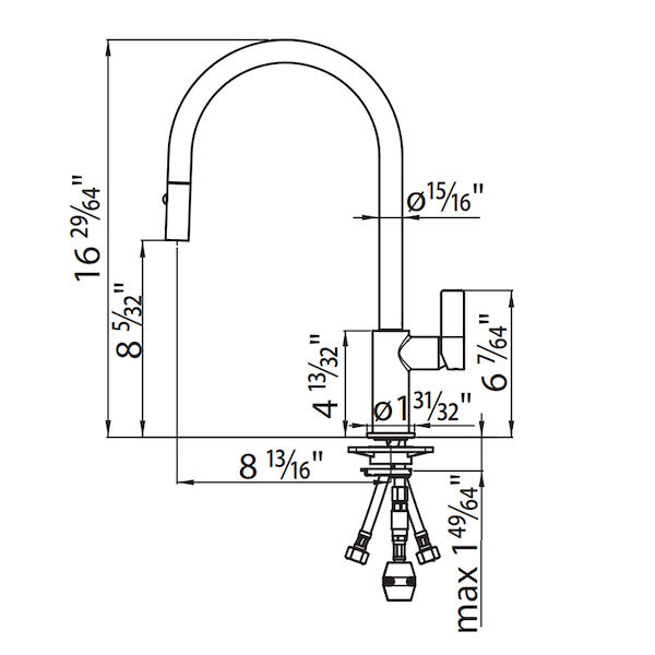Faucet Capri Gun Metal