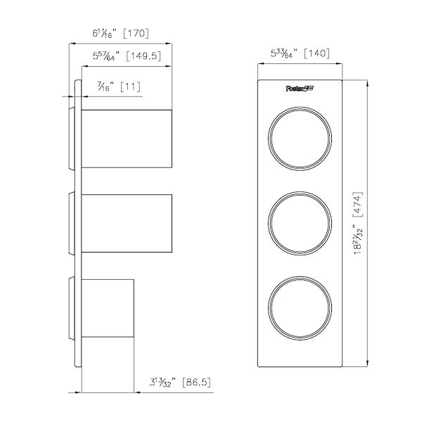 3 Bottles-holder set