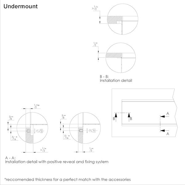 Equipped troughs 42 - U/M