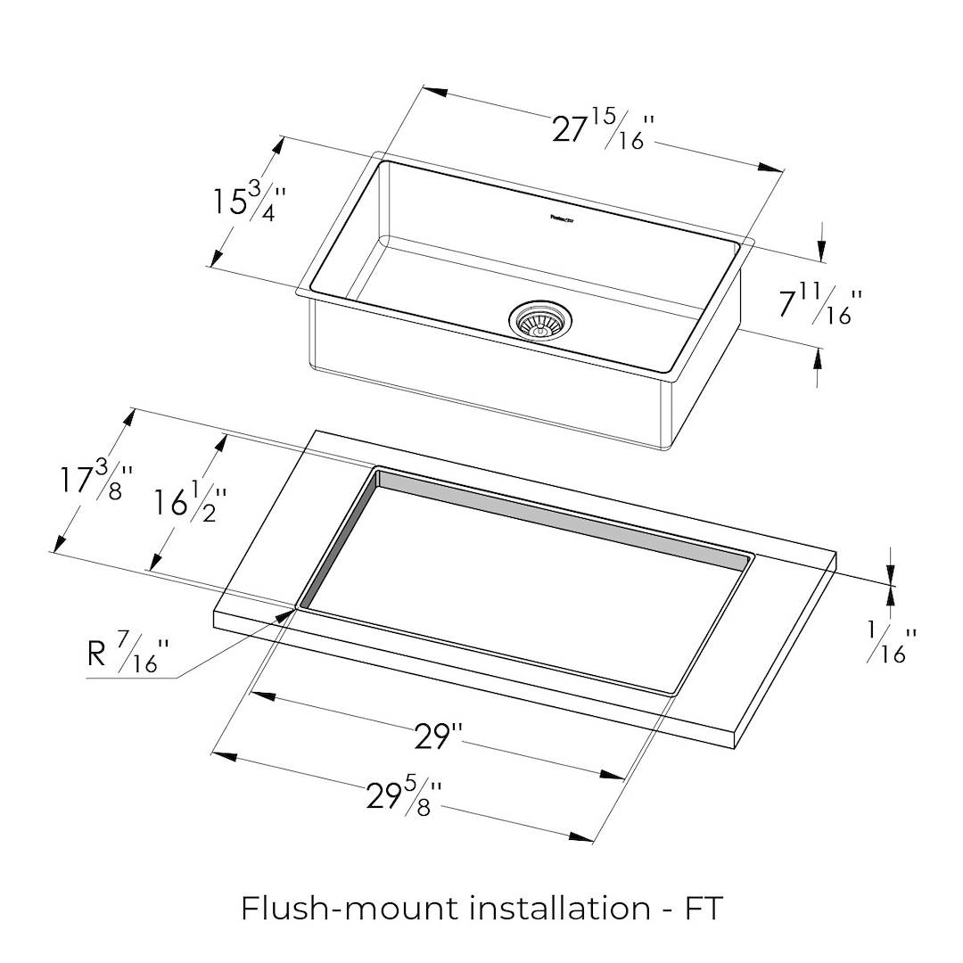 KE Sink 30″ x 18