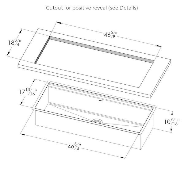 Sink Happy Hour 49″ x 20 – U/M