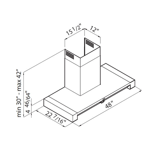 Cucinotta Hood 48″