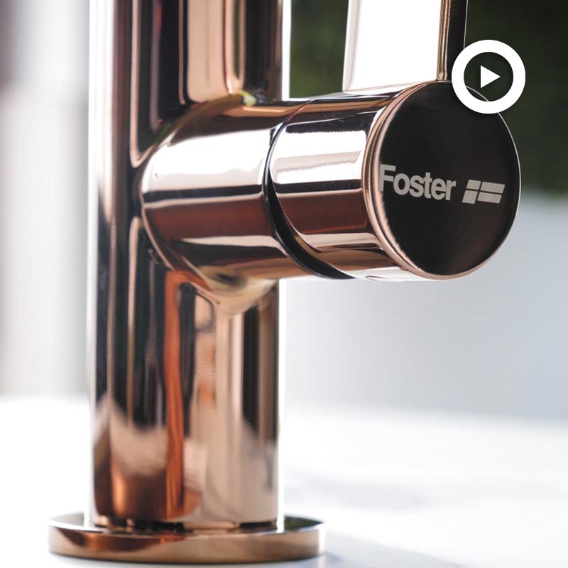 The shades of steel, sinks, hobs and mixers in PVD