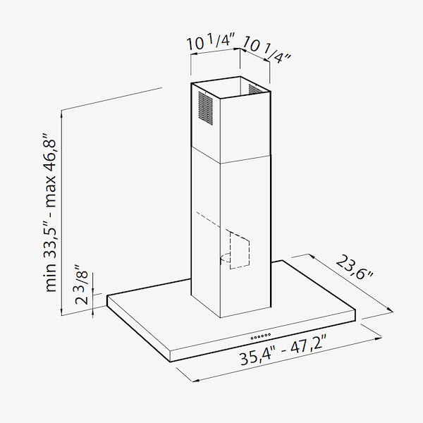 Milano Island Hood</br>
