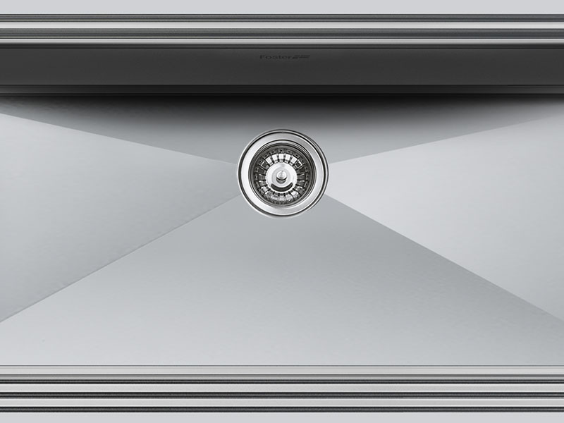 Diamond-shape sink bottom  