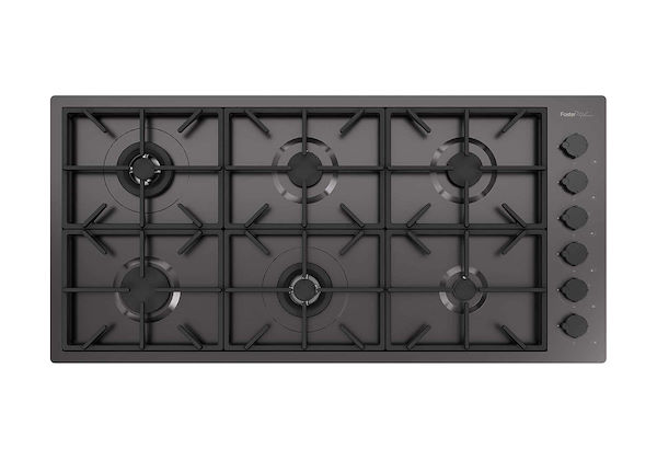 Milano Cooktop Gun Metal 6 burnes