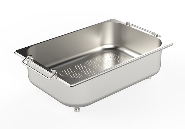 Stainless steel perforated pan
