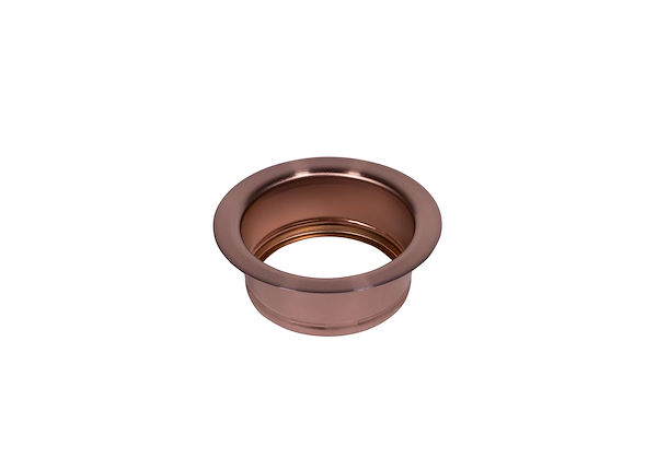 Waste disposer throat PVD Copper
